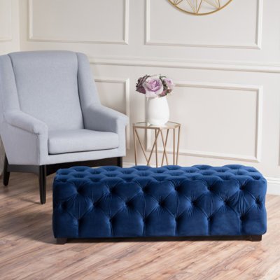 Dannetta Velvet Ottoman