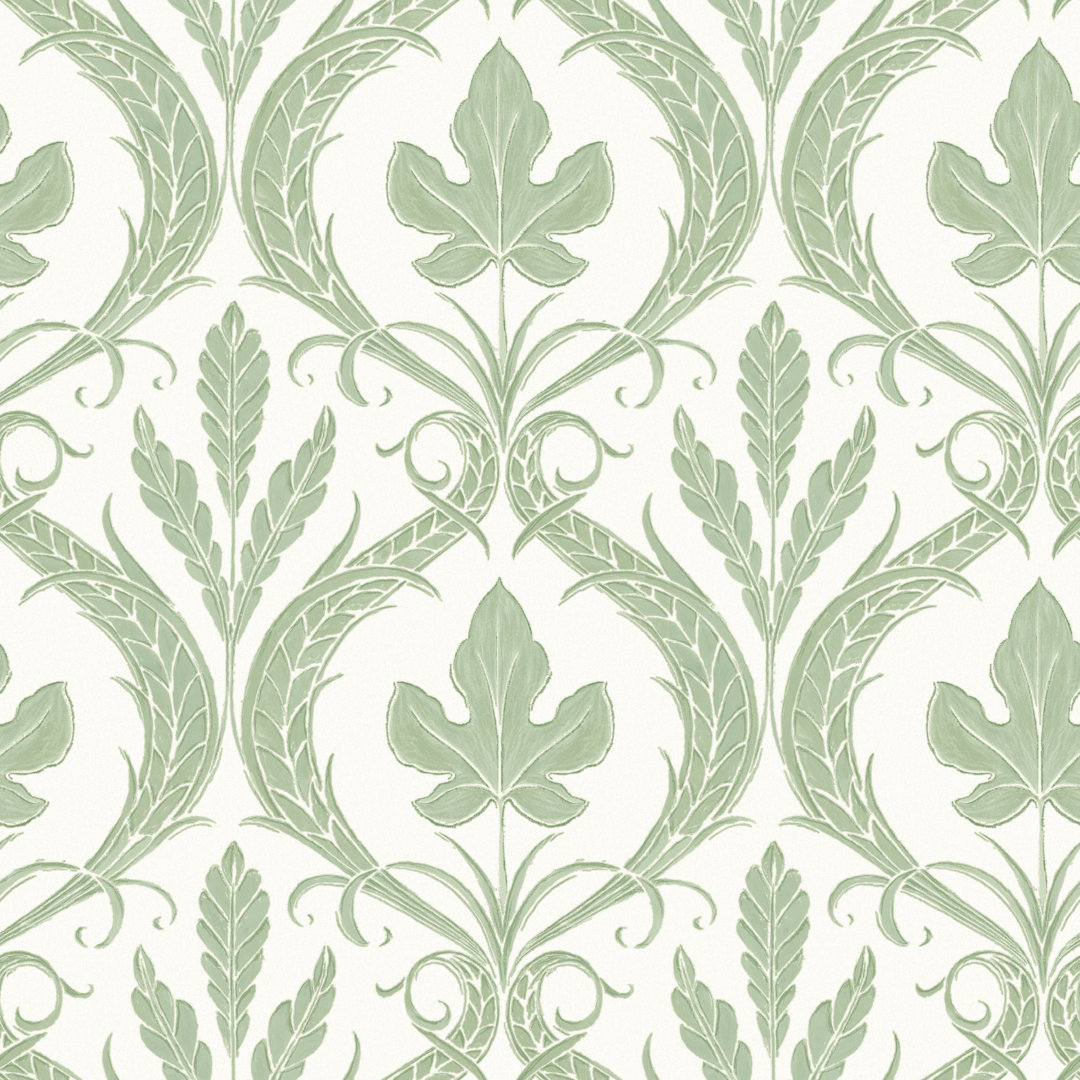 Damask Double Roll York Wallcoverings 