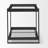 Glass Tray Top End Table-1827496972