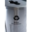 Precision Series Steel Open Multi-Compartments Trash & Recycling Bin - 40 Gallons