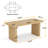 Girace 62.99'' W Modern Simple Executive Computer Desk with Engineered Wood Top and Legs-2049286849