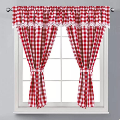 Kitchen Curtain Check 48