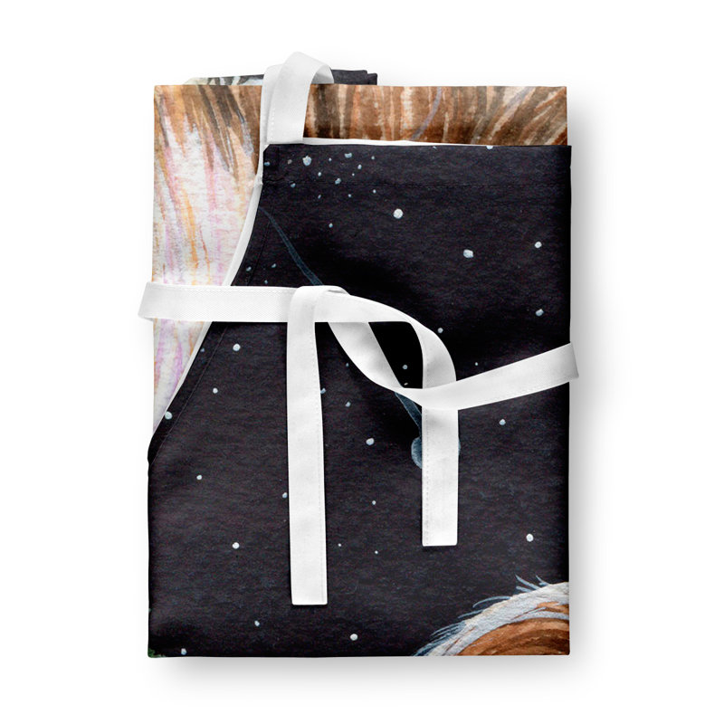 Tablier de collie starry night barbu