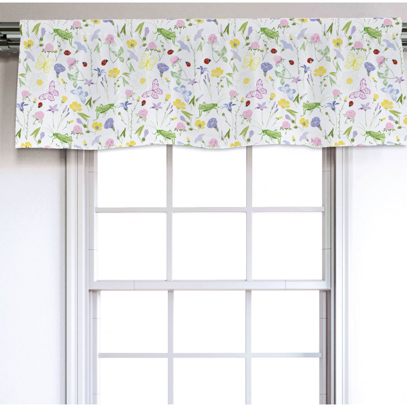 Sateen Ruffled Window Valance