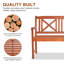 Banc de jardin en bois massif Ryeisha