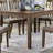 Wire Brushed 1pc Dining Table-969951954