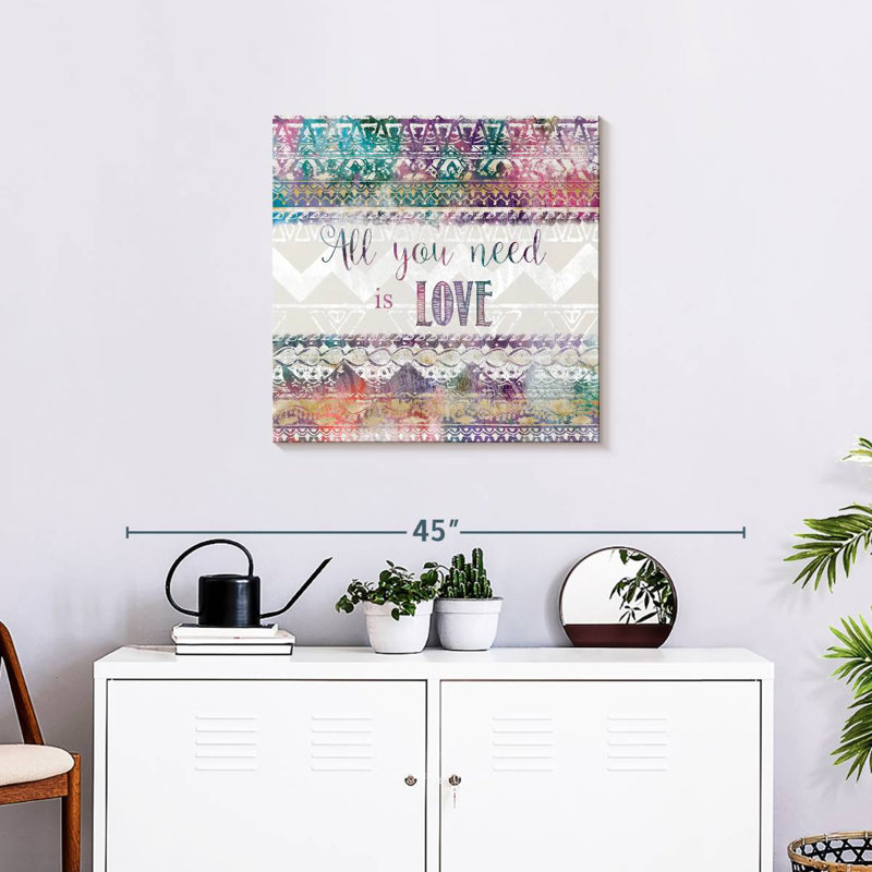 Boho Love, H 24 po x l 24 po