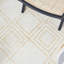 Casablanca Hand Loomed Wool/Cotton Geometric Rug in Beige-1982733895