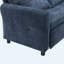 Canapé convertible 2 en 1 de 82 po: 3 places avec couchette et fauteuil inclinable réversible-46476994