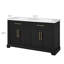 Ensemble de meuble-lavabo double 60 po Dahen