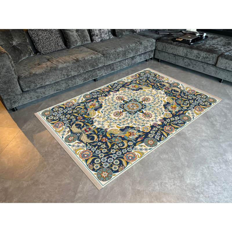 Tapis à motif numérique rétro tissé beige et vert, Tapis de couloir 3 pi 3 po x 9 pi 10 po