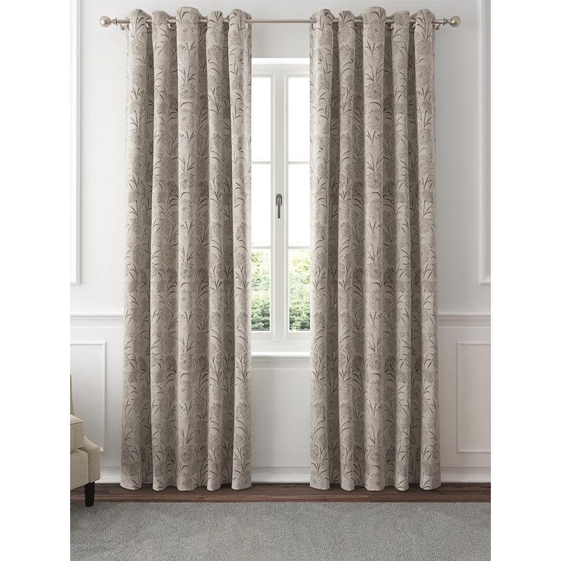 MIRAGE Room Darkening Curtain Pair, Coffee