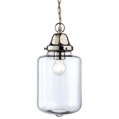 Craft 1 - Light Chrome Jar Pendant
