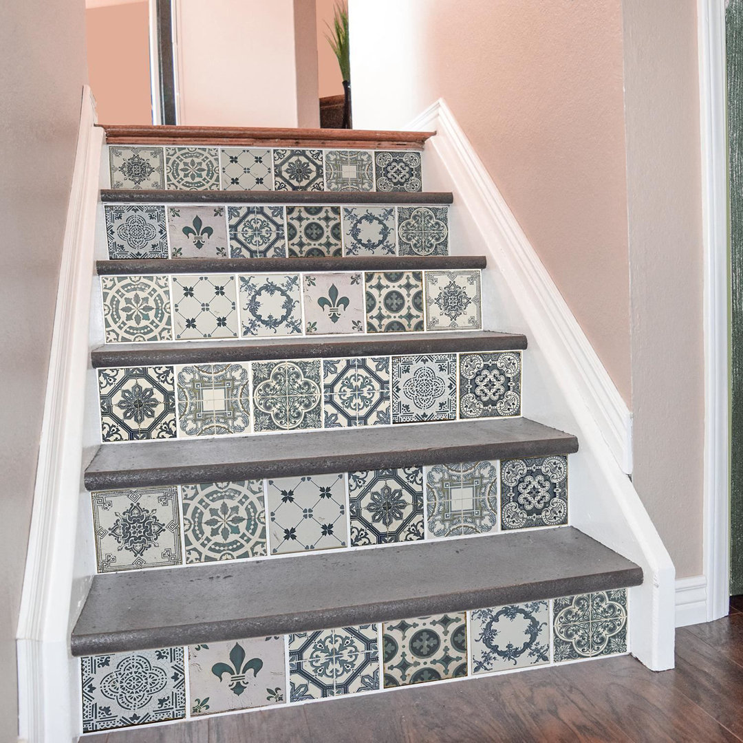 Emils 15cm x 15cm PVC Peel & Stick Mosaic Tile