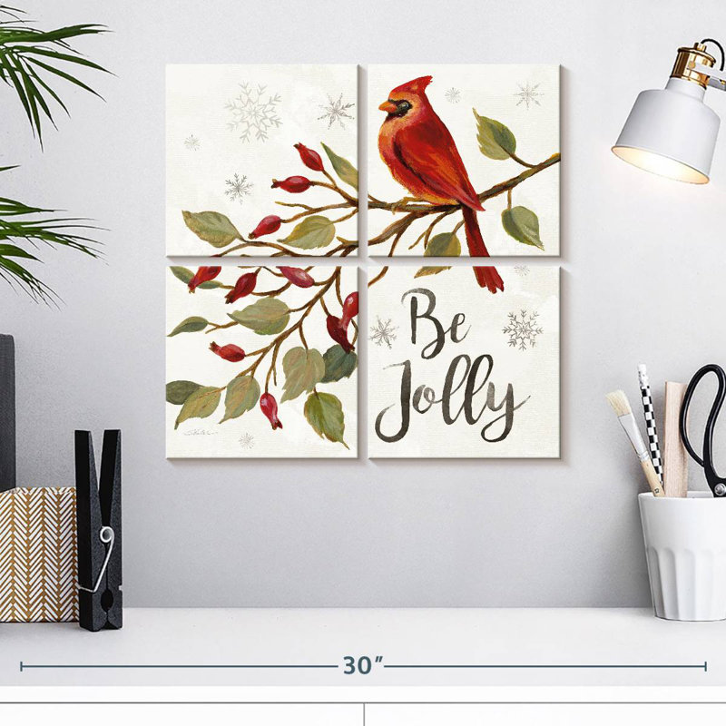 Lelend Cardinal Christmas I, H 18 po x l 18 po