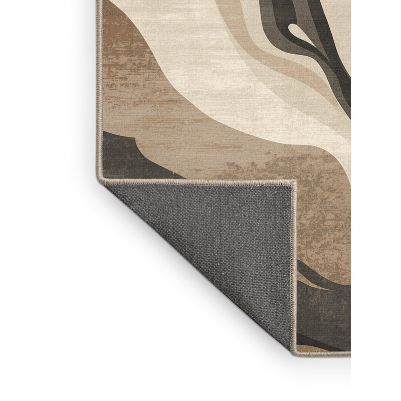 Tapis gris moelleux moelleux d'escalade sur glace, 5 x 7