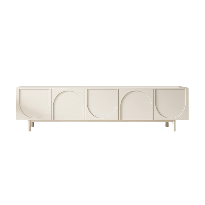 Crédence de rangement simple blanc l 86,6 po Simple