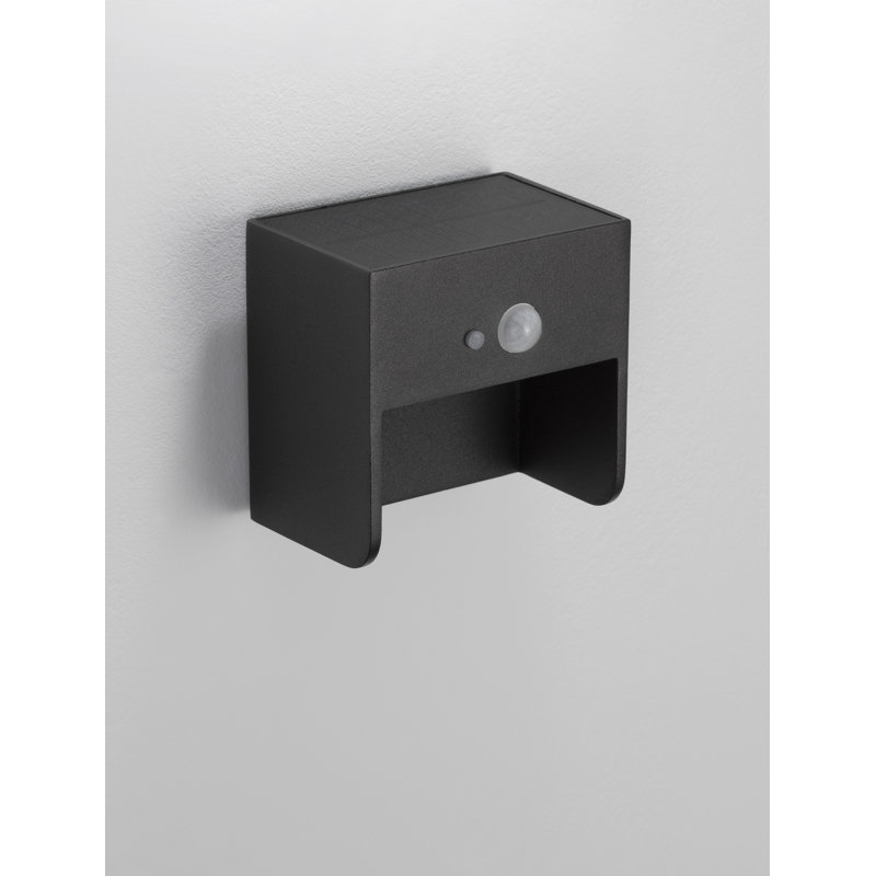 Black Integrated LED Outdoor Flush Mount