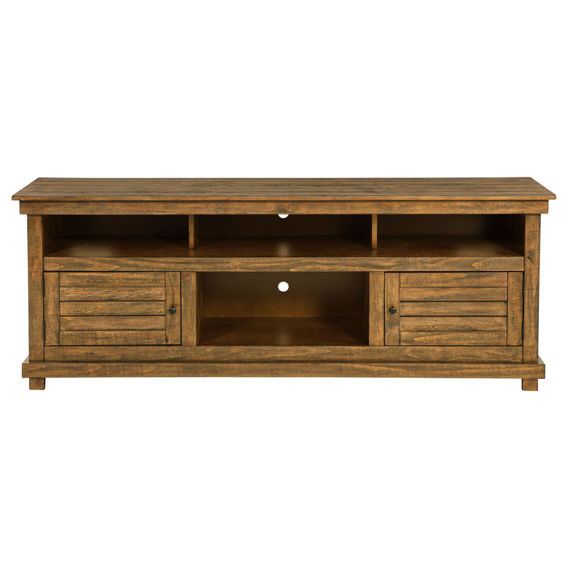 Style sophistiqué - Meuble télé Burnes Java, 60", Blanc patiné