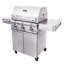 Saber 3-Burner Propane Gas Grill with Cabinet