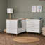Orla 2 Piece Room Set - White with Natural