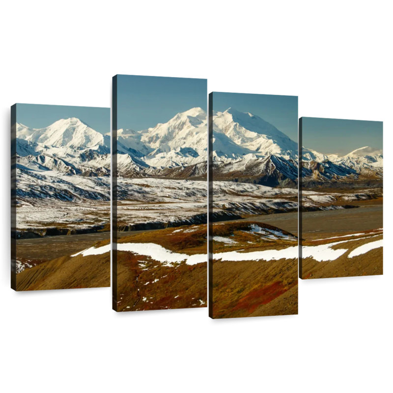 Alvord Denali Snow Mountain, H 48 po x l 75 po