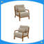 Chaise longue en bois durable et fonctionnelle-129879276
