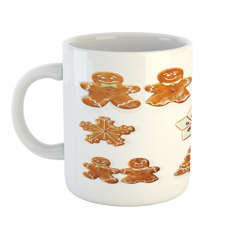 Grande tasse à café pain d’épice man