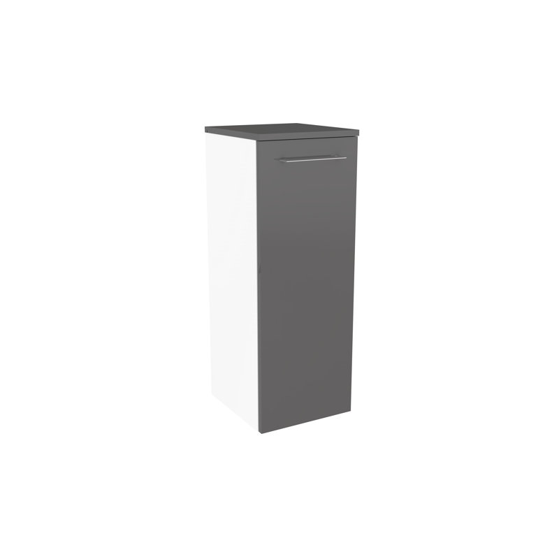 Lima Bathroom Cabinet,  White / basalt gray