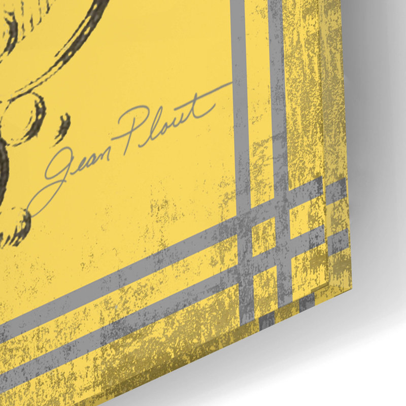 Art mural en verre épique «Bee Memories B» par Jean Plout, 12 po x 12 po