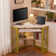 Corner Metal Base Computer Desk