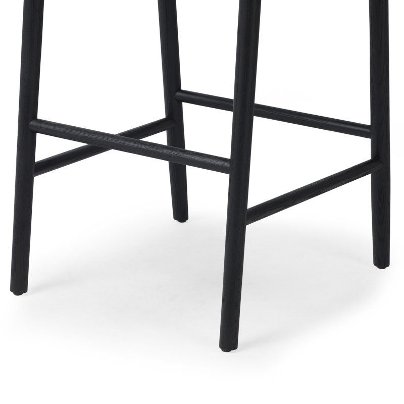 Buxton Stool, Bar Stool (30" Seat Height), Black