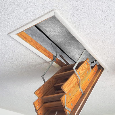 54 Inch X 25 Inch X 11 Inch Aluminum Attic Cover With Thermal Insulation Effect Suitable For Roof Attics