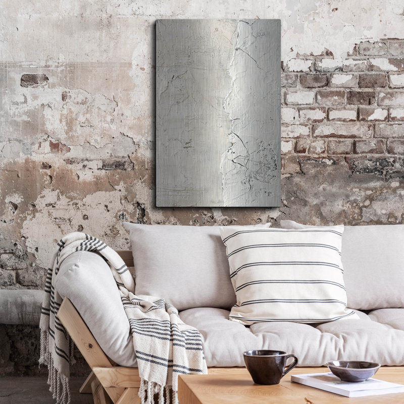  «White Surface» par Design Fabrikken, art mural en métal, H 36 po x l 24 po