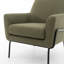 Fauteuil d'appoint rembourré avec accoudoirs