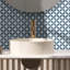 Carreau de mosaïque en verre 2 po x 2 po Eterna Lily-108467136