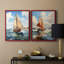 NAUTICAL Series CCCCXV - Reproduction encadrée de qualité supérieure - prêt à être accroché - aucun clou requis - aucun clou requis-668612597-668612596
