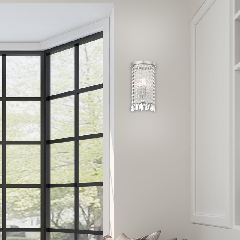Flush Mounted Sconce, Brushed Nickel