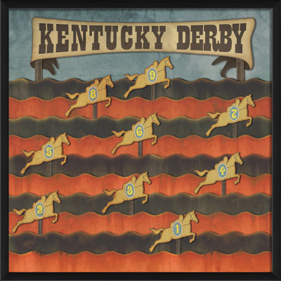 « kentucky derby », impression encadrée