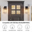 Schlesinger Seeded Glass Outdoor Wall Light-859661422