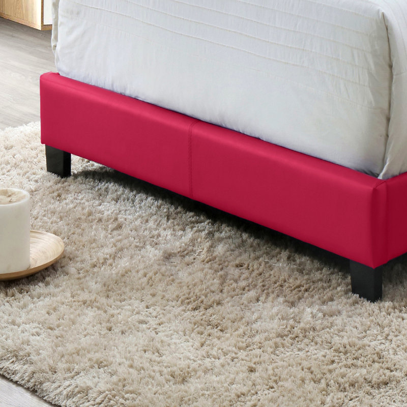 1 unité de base de lit double avec lit plateforme et lit double