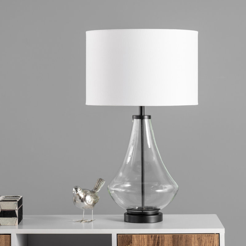 Lampe de table noire 26 po
