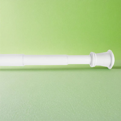 Adjustable Tension Curtain Rod - No Drill Installation, Tool-Free Setup, Sturdy & Stylish Design For Windows, Room Dividers, And Closets