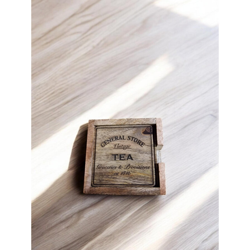 Geko Square 4 Piece Coaster Set