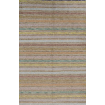 Gabbeh Wool Striped Indoor Rug