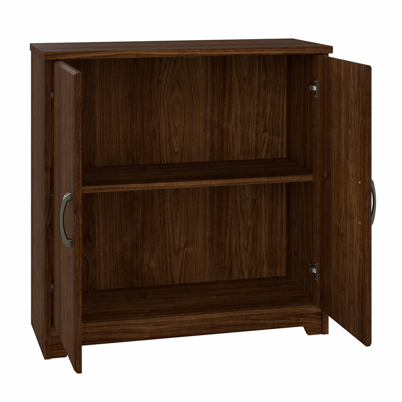 Ensemble de bureau d'ordinateur en L 3 pièces Shelonda, Noyer moderne