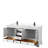 Deborah 72'' Double Bathroom Vanity with Marble Top-51712423-80205272-51712424