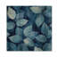 Minimalisme azur feuilles harmonie II - feuilles, décoration murale en bois - sur bois de pin naturel-2058108107