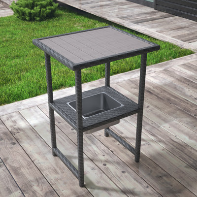 Solomie Rectangular Outdoor Bar Table