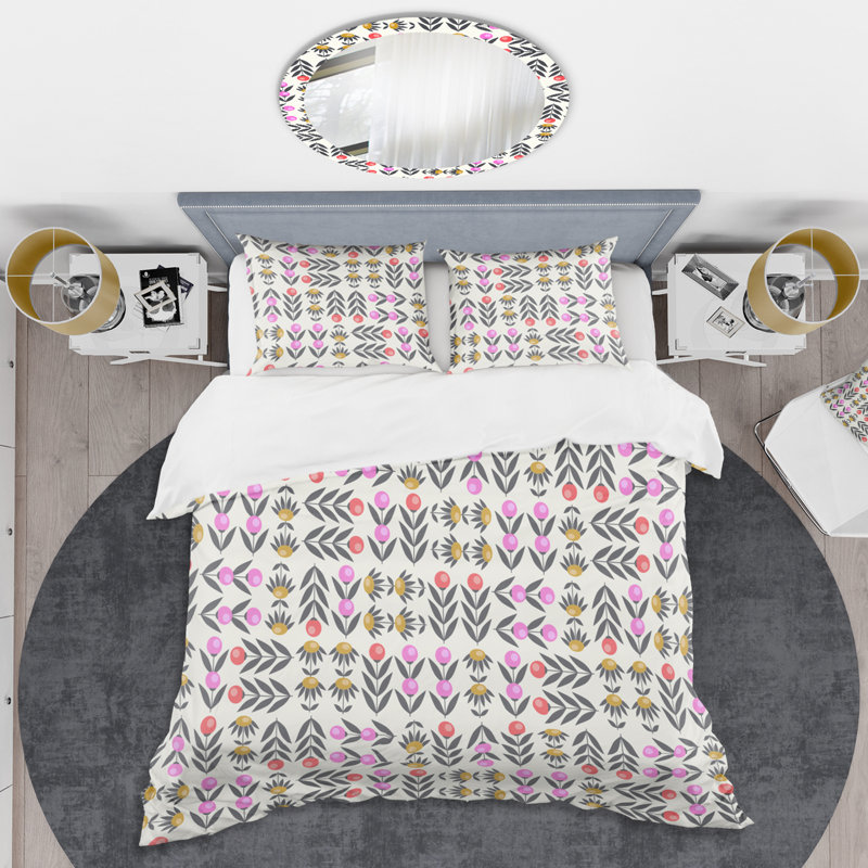 Ensemble de housse de couette à motif abstrait en microfibre, Housse de couette très grand et 2 taies
